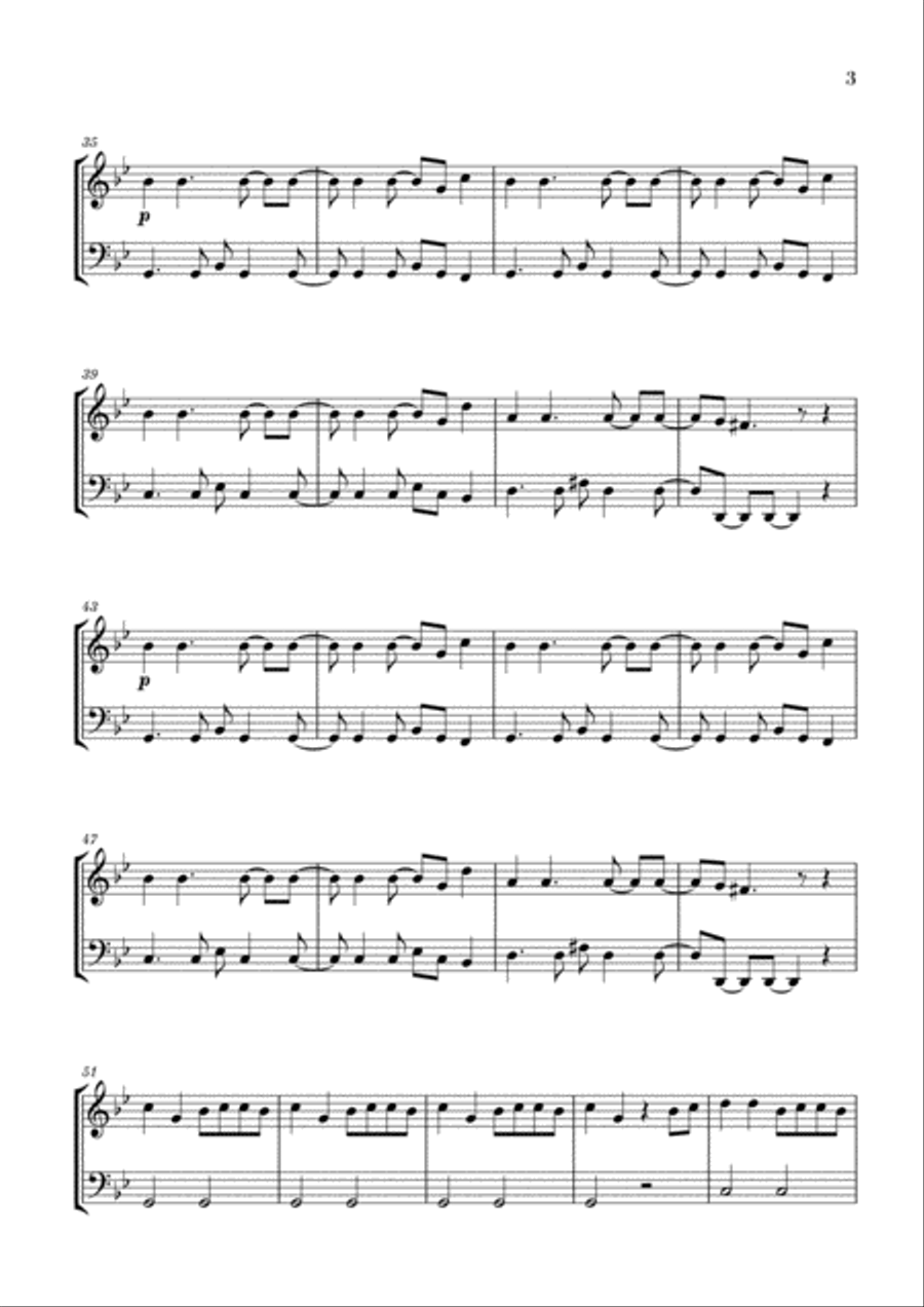 Bad Guy Bad Guy Woodwind Duet scores gallery preview page 3
