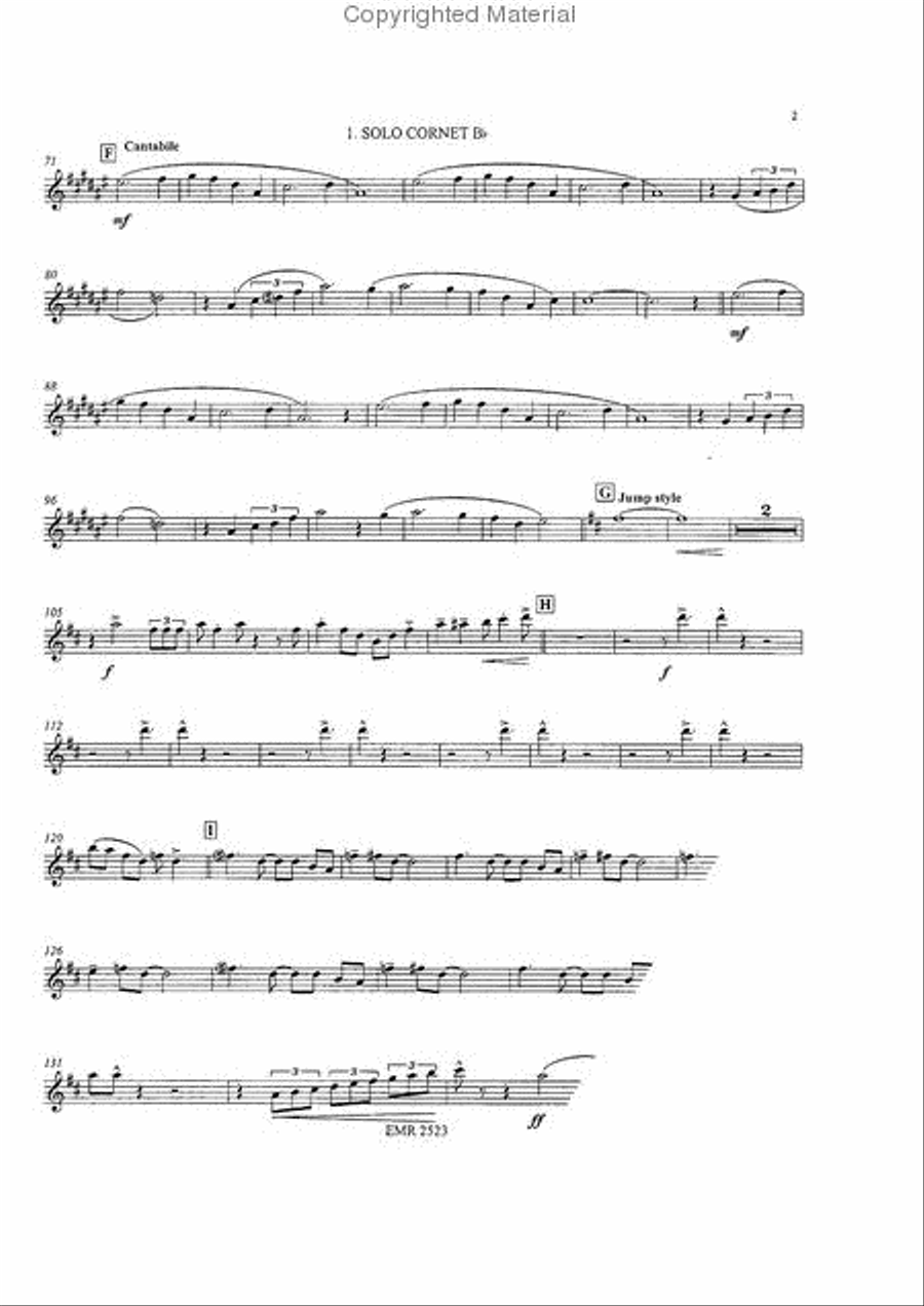 Trumpet Blues and Cantabile Brass Band scores gallery preview page 7