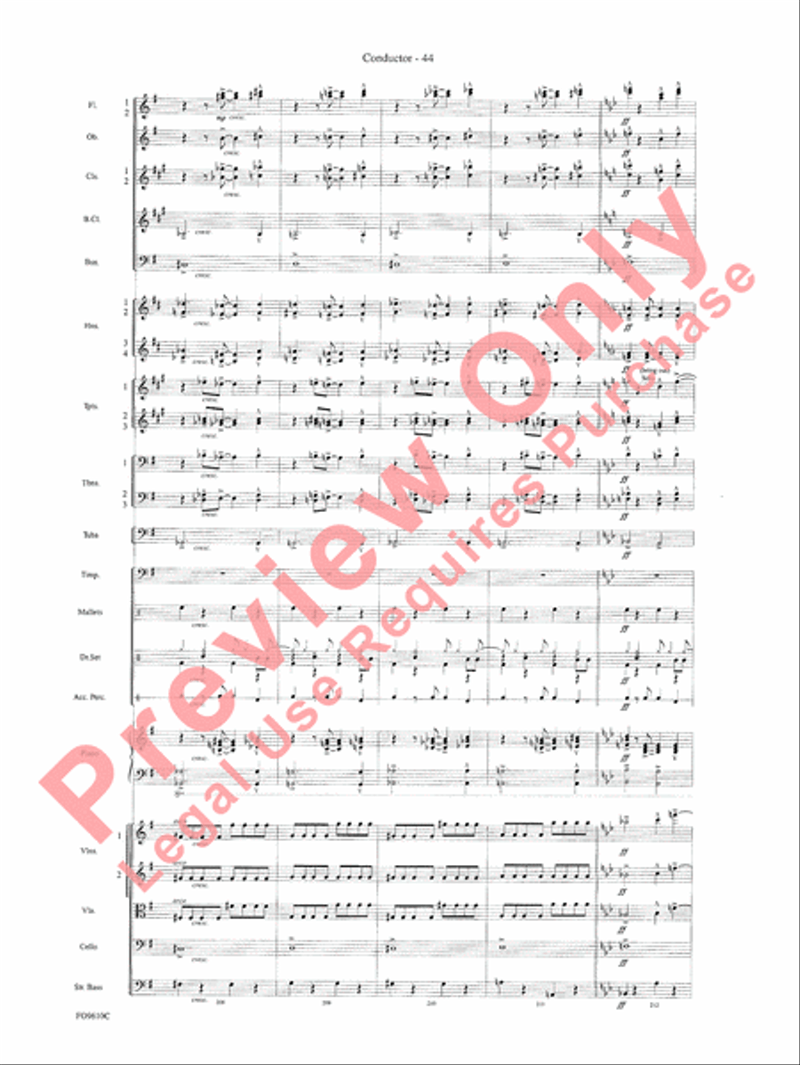 A Salute to the Big Apple Full Orchestra scores gallery preview page 46