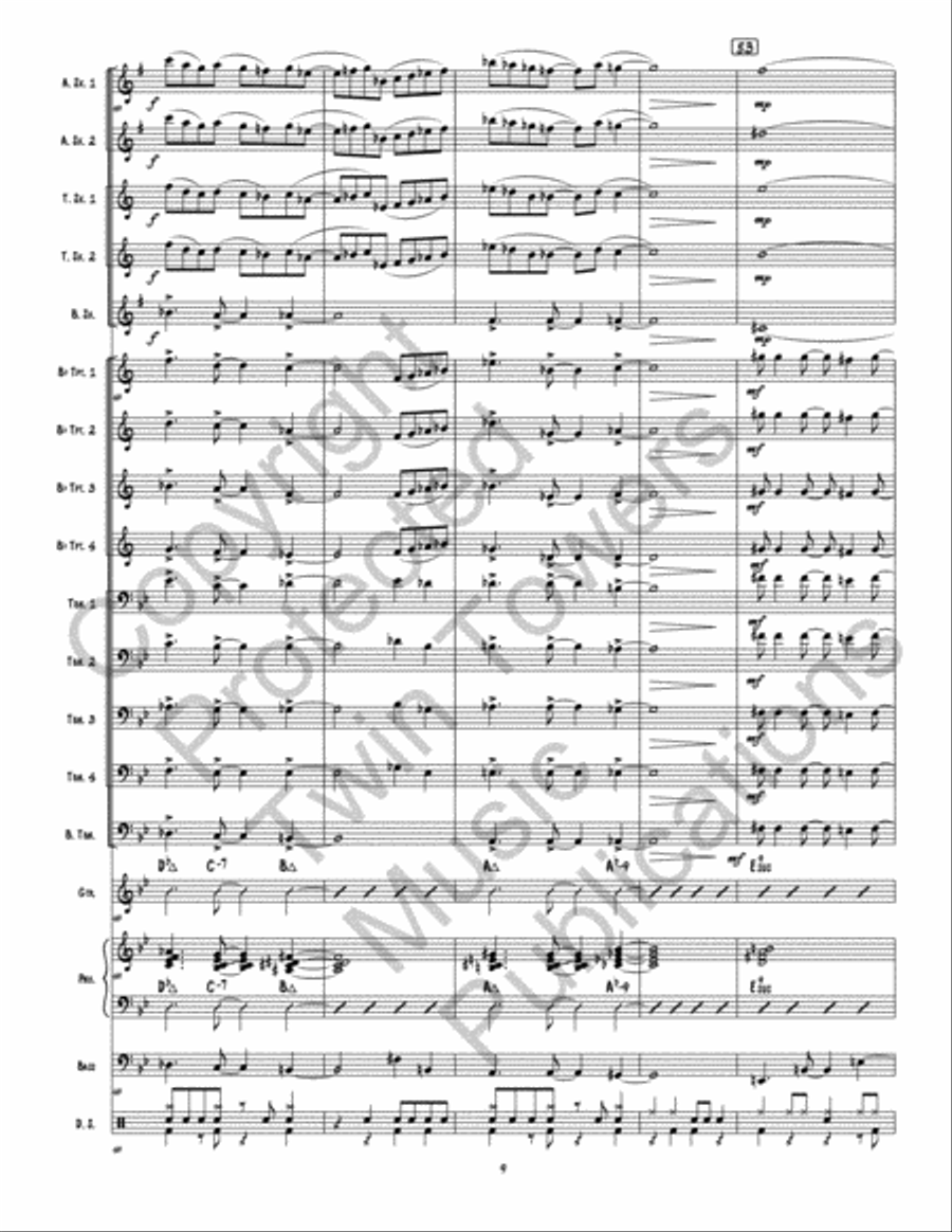New Beginning 2.0, A New Beginning 2.0, A Jazz Ensemble scores gallery preview page 10