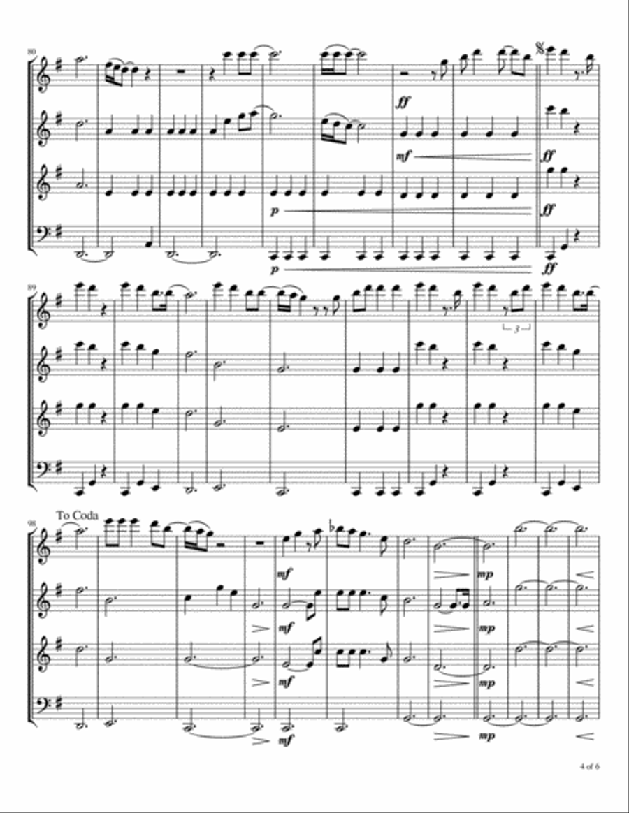 Forever And A Night Forever And A Night Woodwind Quartet scores gallery preview page 5