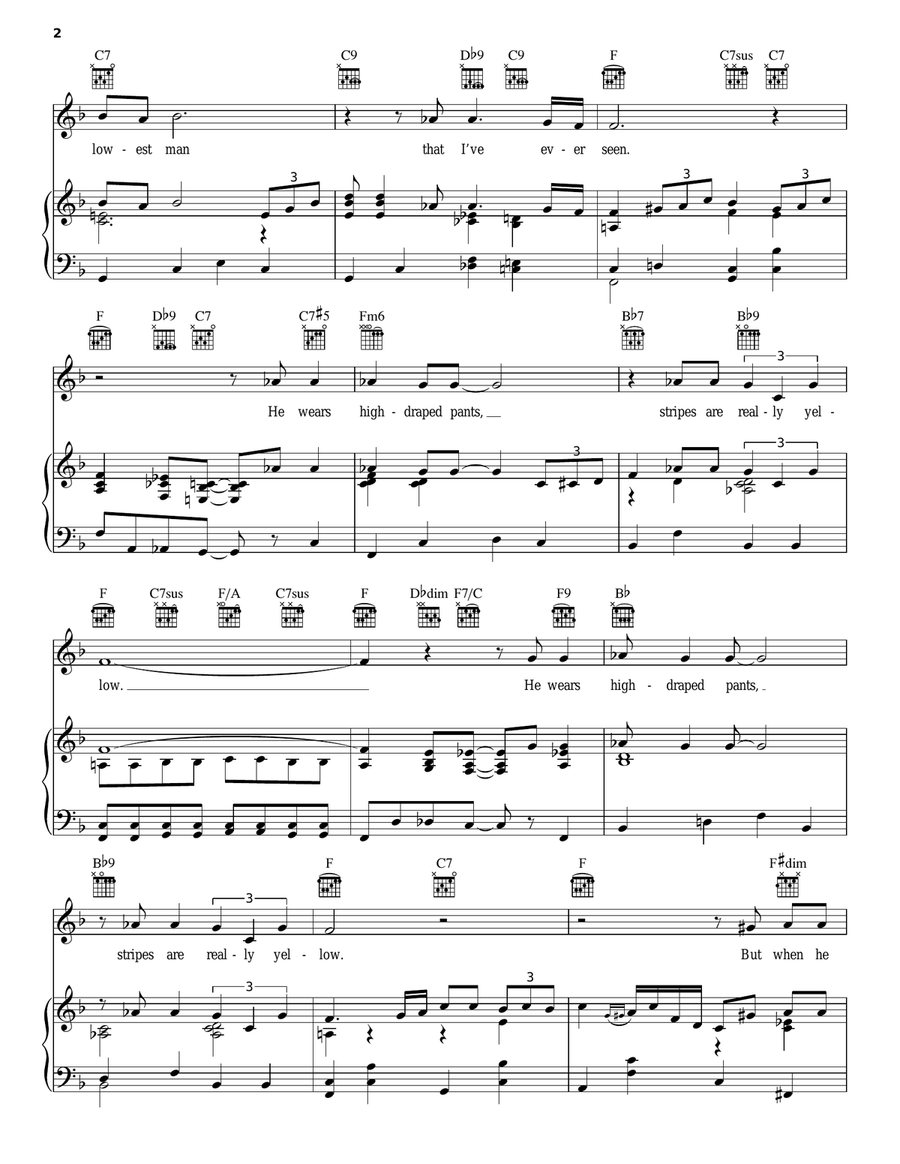 Fine And Mellow Fine And Mellow Guitar scores gallery preview page 2