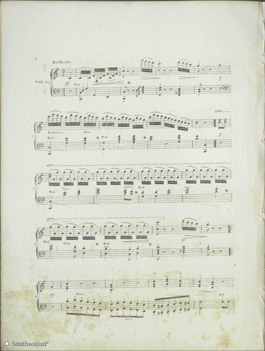 The Stars & Stripes Forever - Brilliant Variations on the Star Spangled Banner Piano Solo scores gallery preview page 5