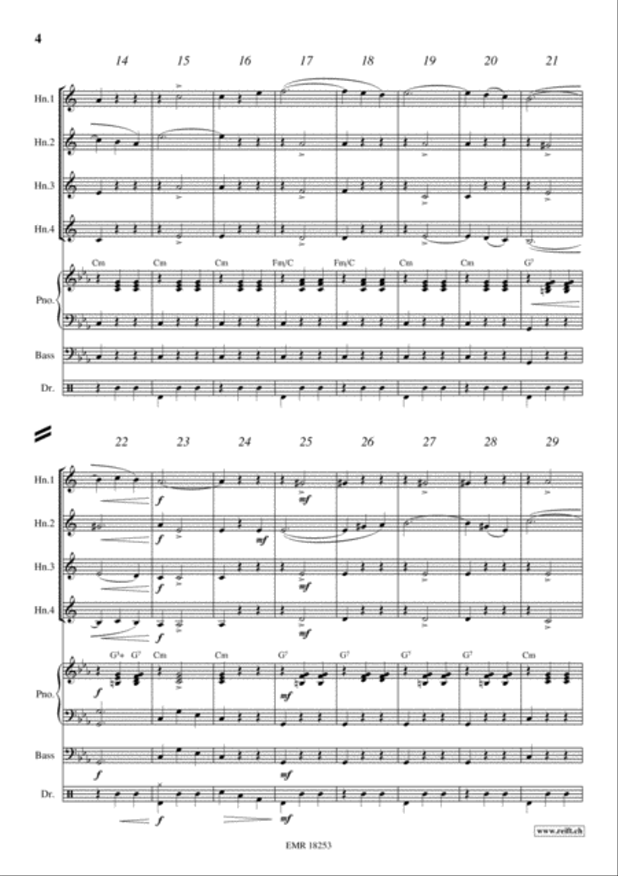 Donauwellen Horn scores gallery preview page 4