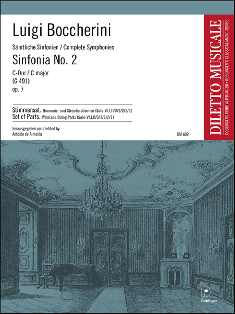 Sinfonia Nr. 2 C-Dur op. 7 School and Community scores gallery preview page 1