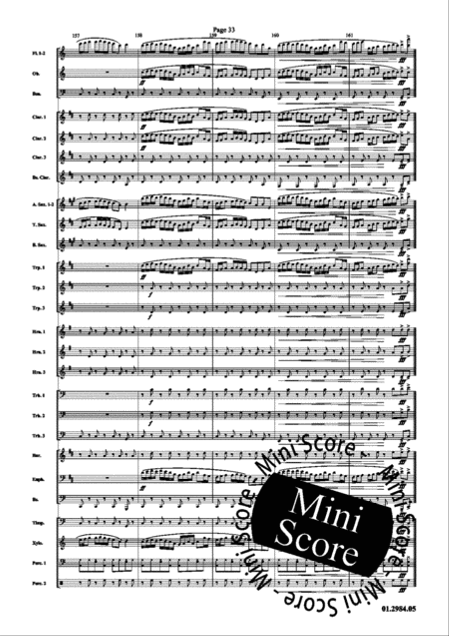 Rood Rood Concert Band scores gallery preview page 37