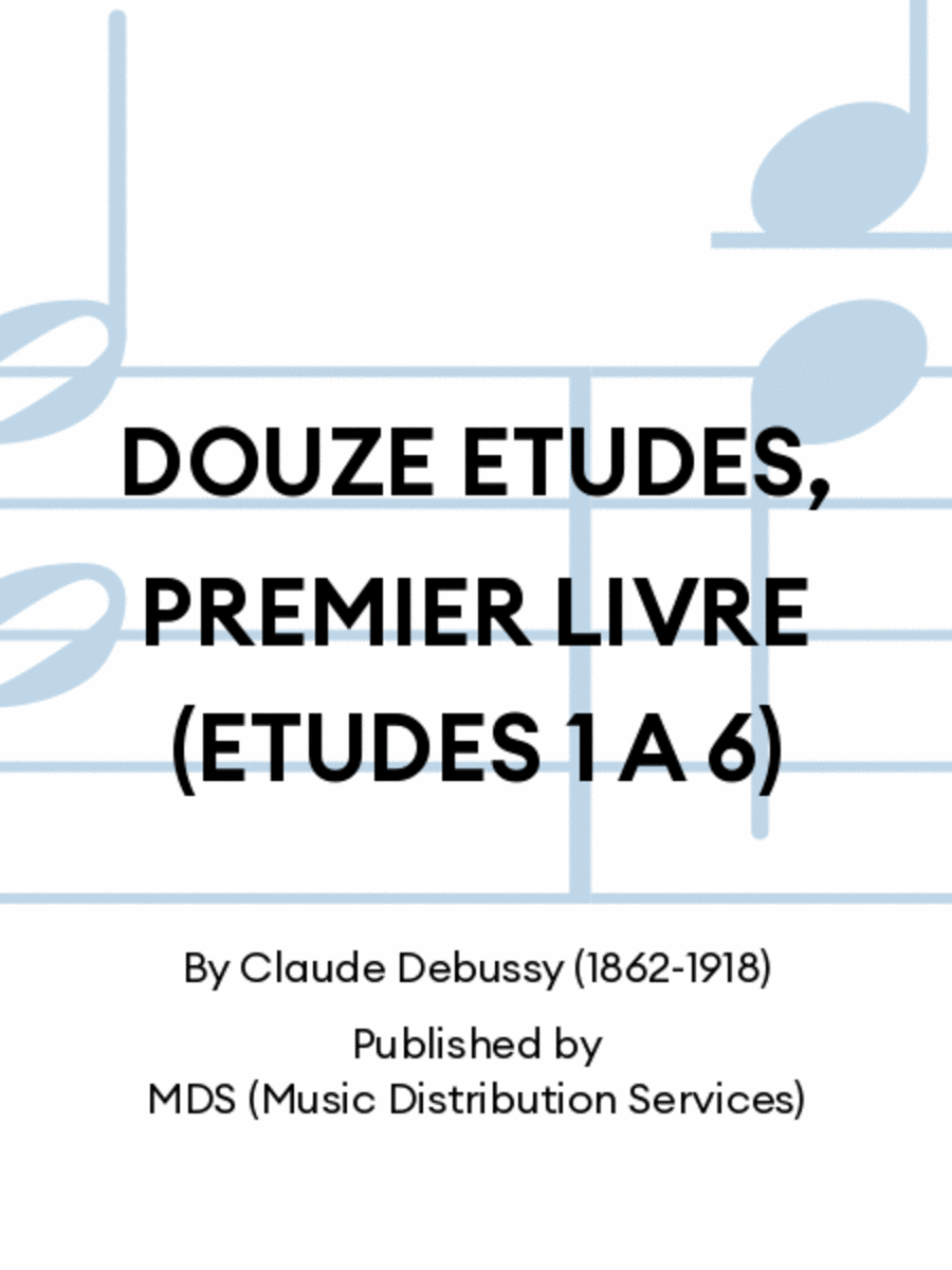 DOUZE ETUDES, PREMIER LIVRE (ETUDES 1 A 6) Piano Method scores gallery preview page 1