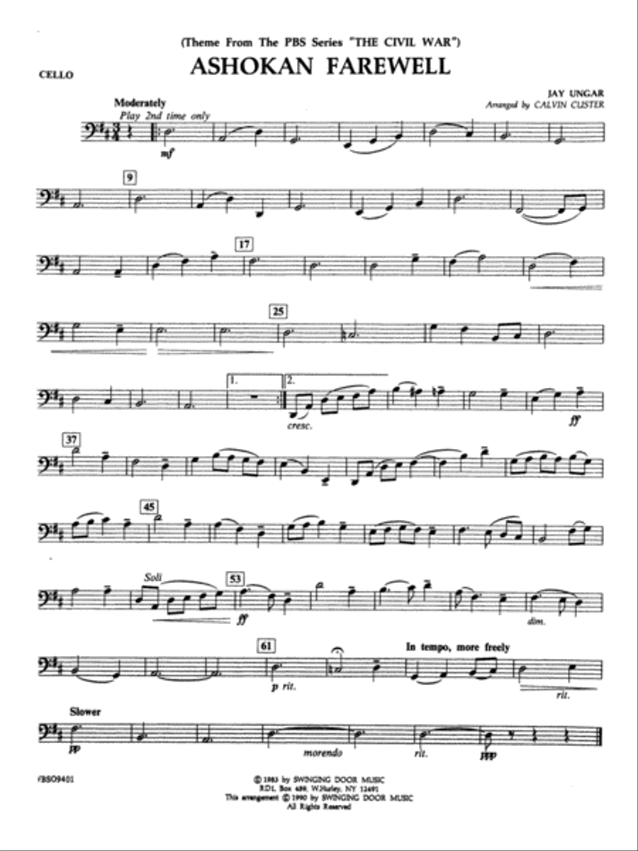 Ashokan Farewell (from 