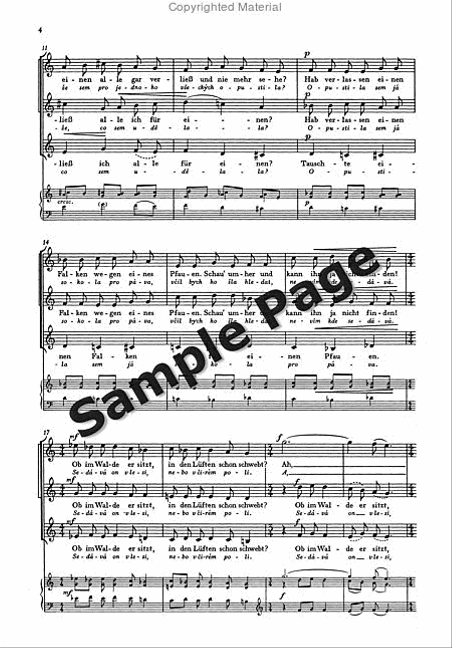 Sag mir Gott Sag mir Gott SSA scores gallery preview page 5