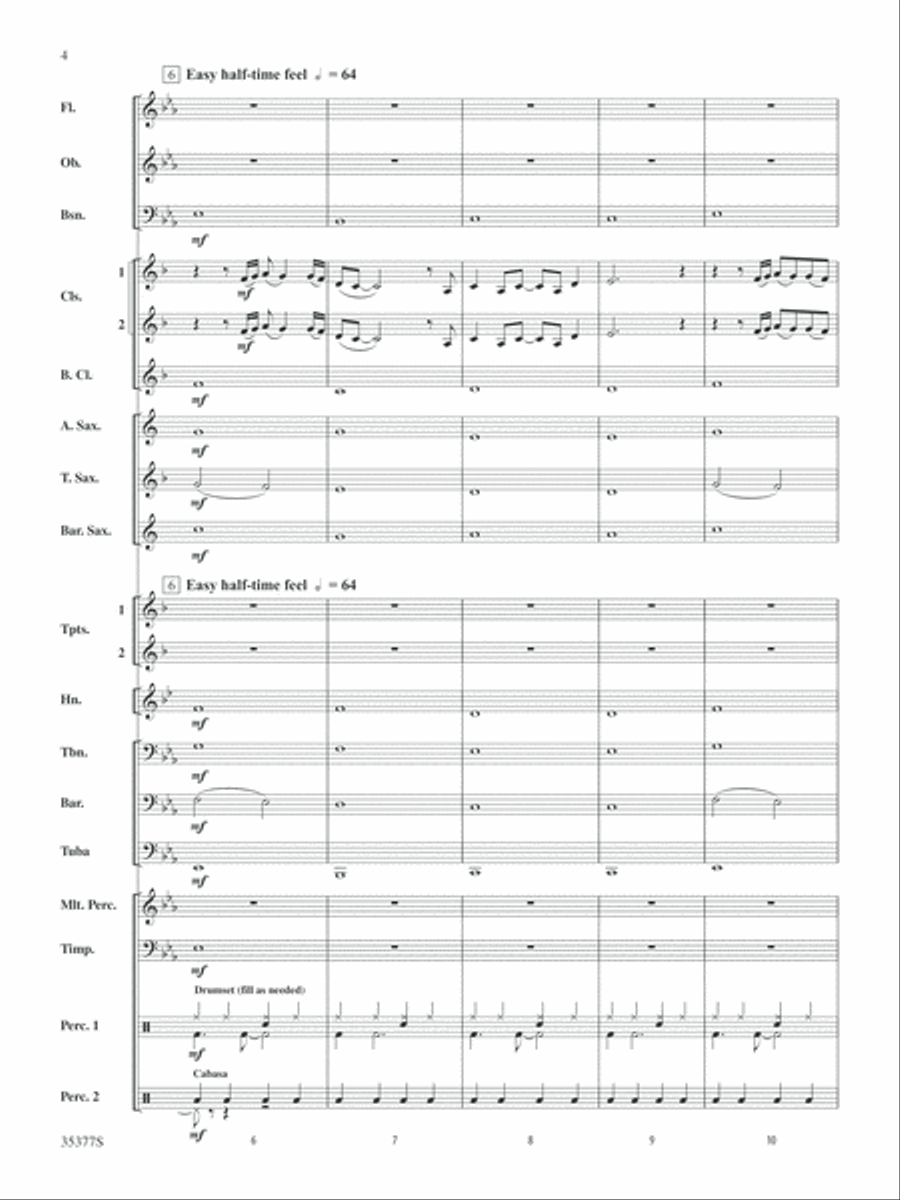 Born to be Somebody: Score Concert Band scores gallery preview page 4
