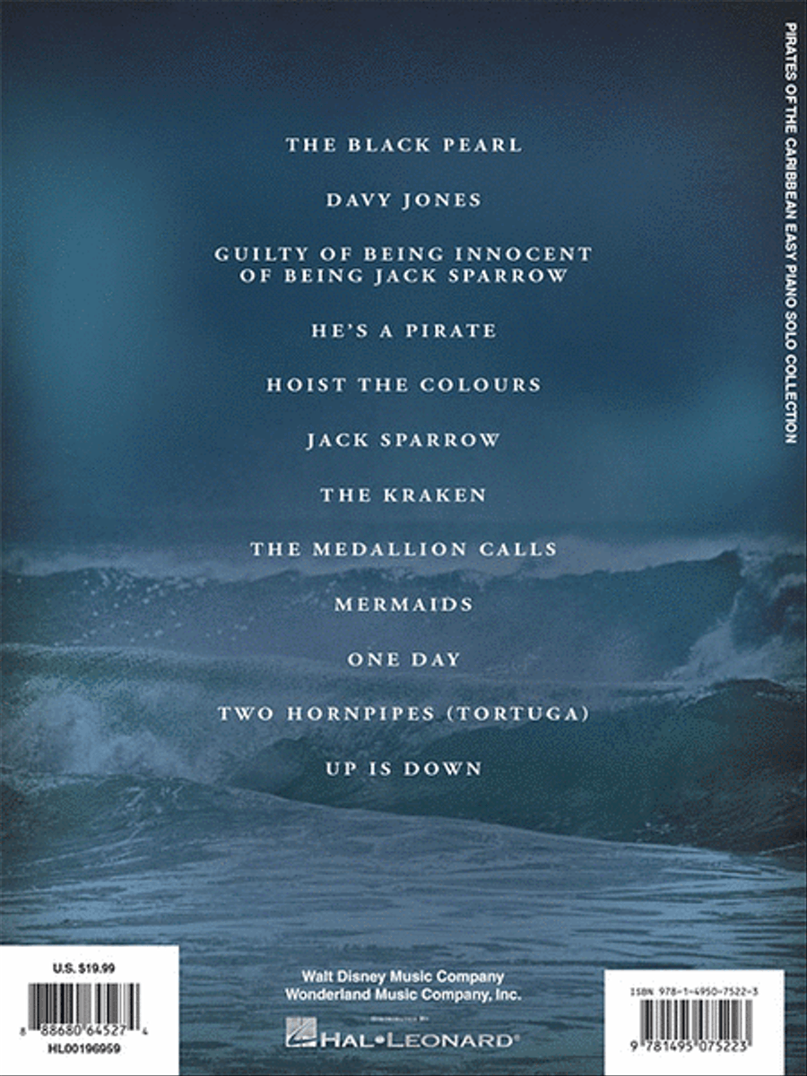 Pirates of the Caribbean Easy Piano scores gallery preview page 6