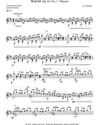 Waltz (Op.64, No 1) ''Minute''