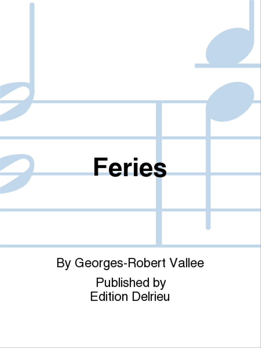 Feries Piano Solo scores gallery preview page 1