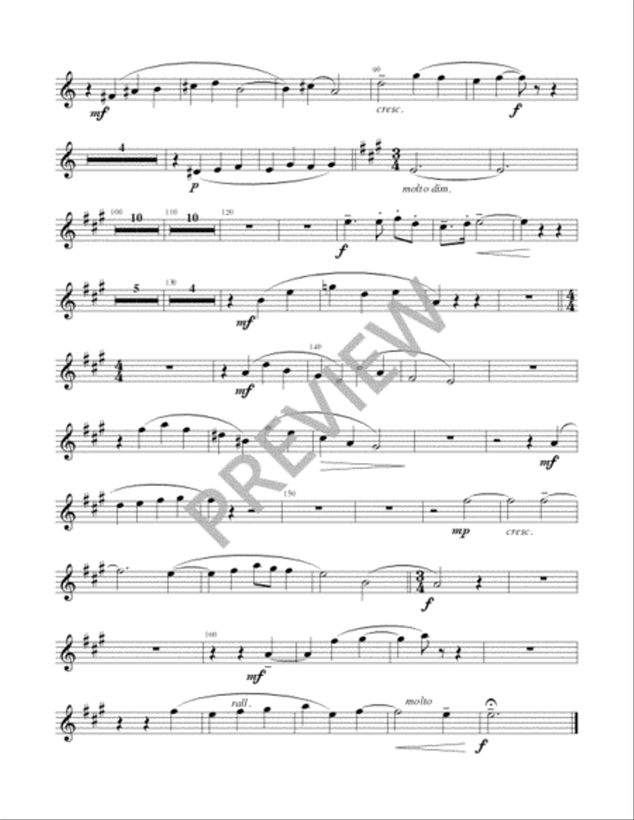 Ye Choirs of New Jerusalem - Brass Quartet edition Trombone scores gallery preview page 3