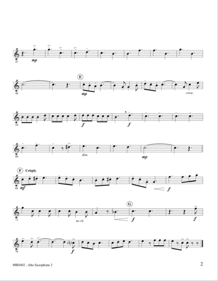 Faith Is The Victory Saxophone Quartet scores gallery preview page 9