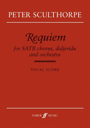 Sculthorpe - Requiem Vocal Score