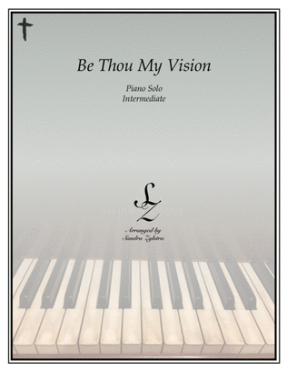 Book cover for Be Thou My Vision (intermediate piano solo)