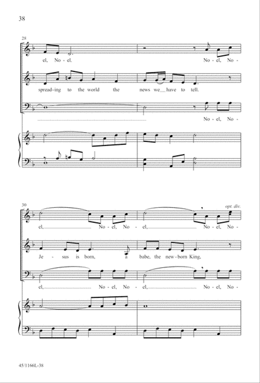 12 Carols for about 12 Singers 3-Part scores gallery preview page 39