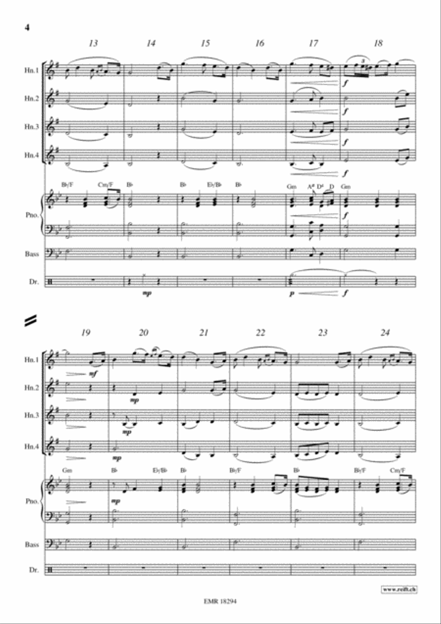 The Last Rose Of Summer Horn scores gallery preview page 4
