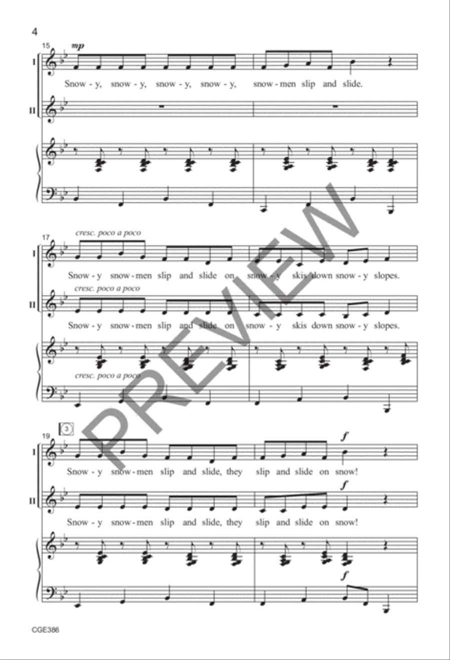 A Tongue Twister Holiday (Two-part) 2-Part scores gallery preview page 4