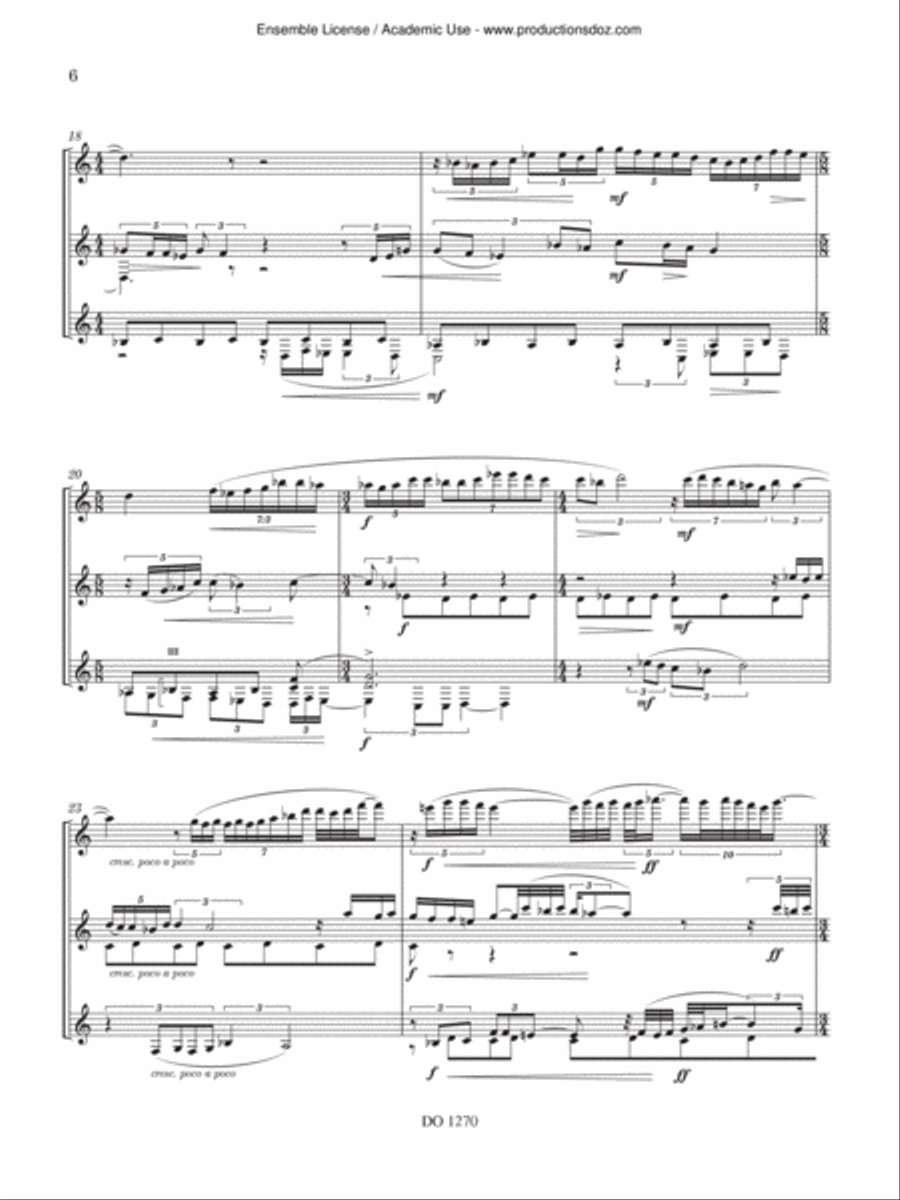 Kyrie Kyrie Guitar Ensemble scores gallery preview page 6