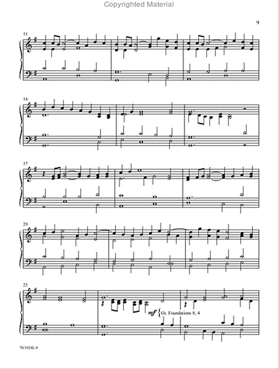 Masterworks for Organ Organ Solo scores gallery preview page 4