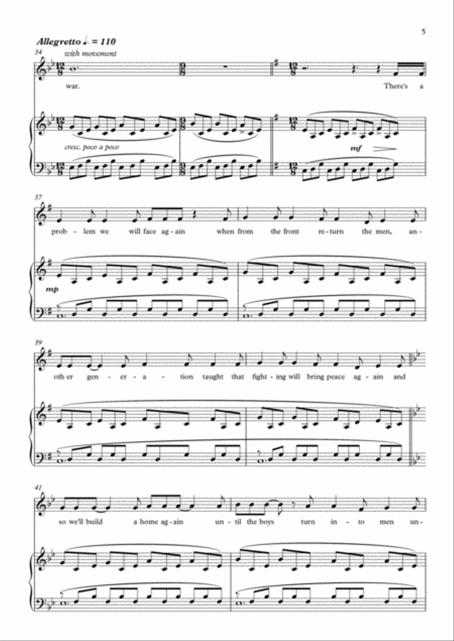 Apology to a Child Voice scores gallery preview page 5