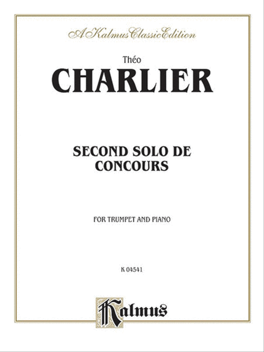 Second Solo de Concours Cornet scores gallery preview page 1