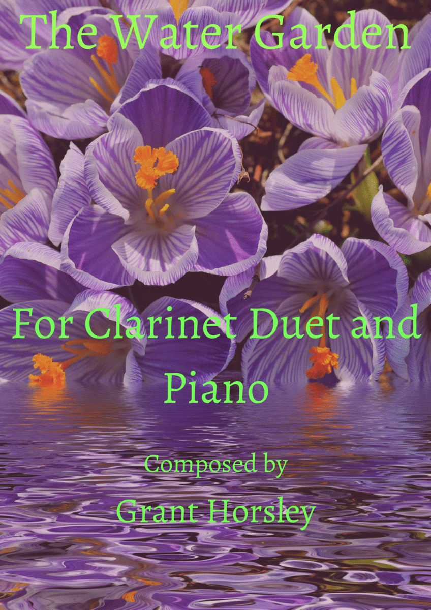 "The Water Garden" For Clarinet Duet and Piano- early intermediate image number null