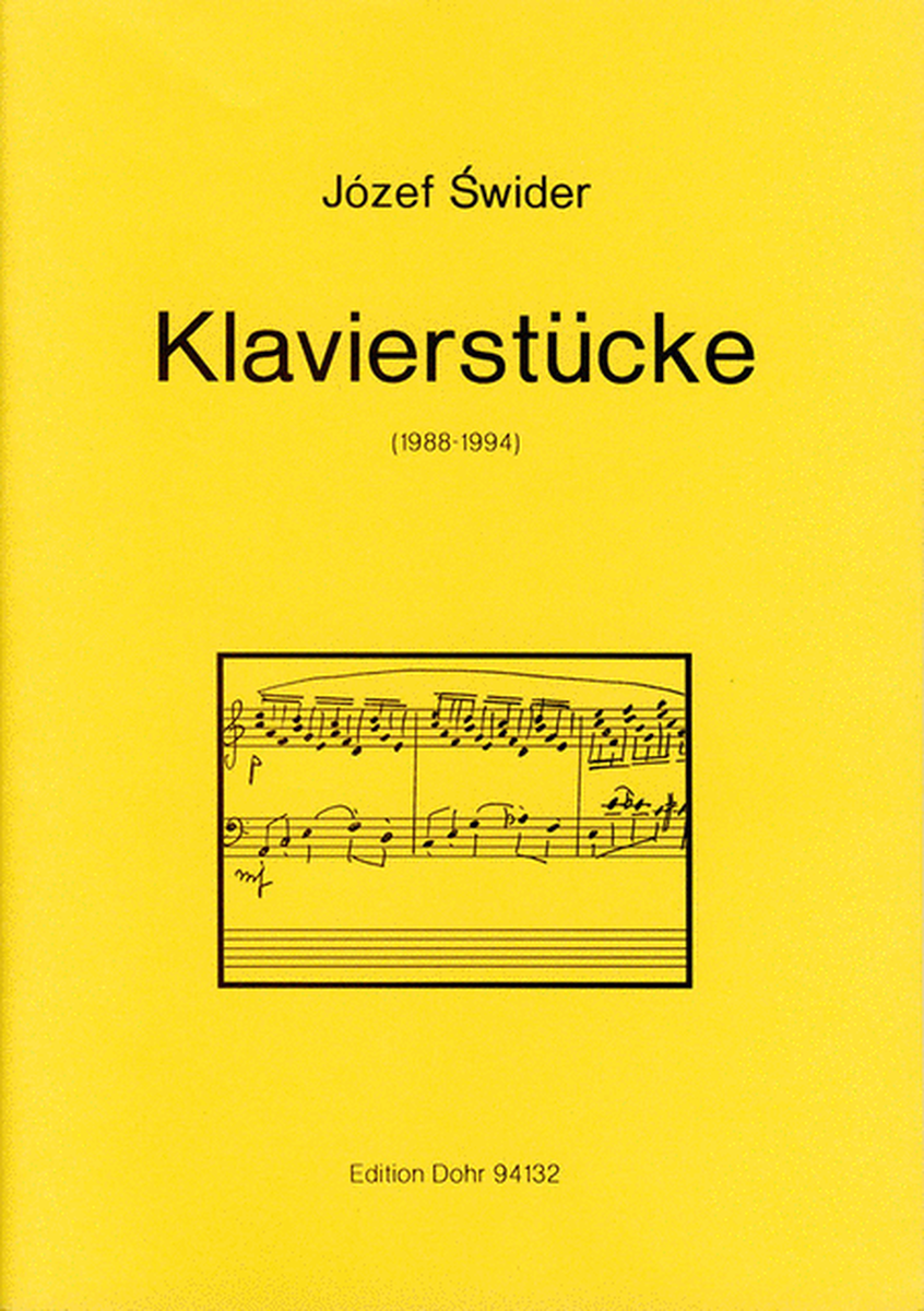 Klavierstücke (1988-1994)
