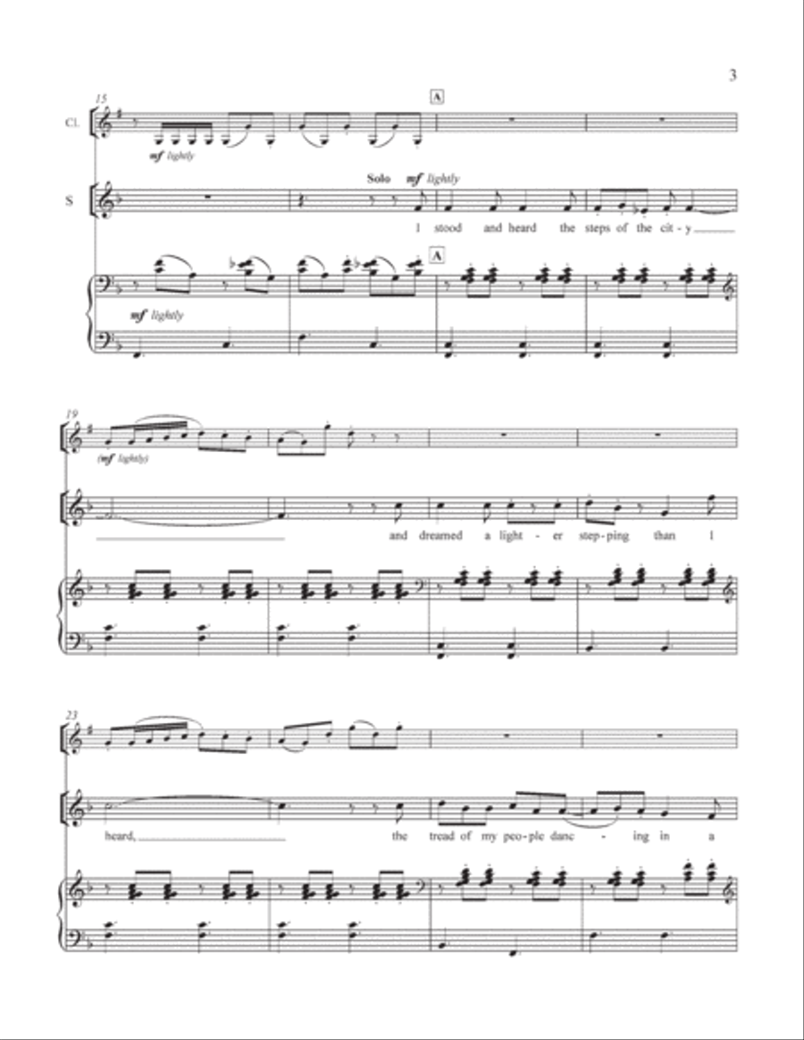 The Great Trees: 4. The Steps of the City Soprano Voice scores gallery preview page 9