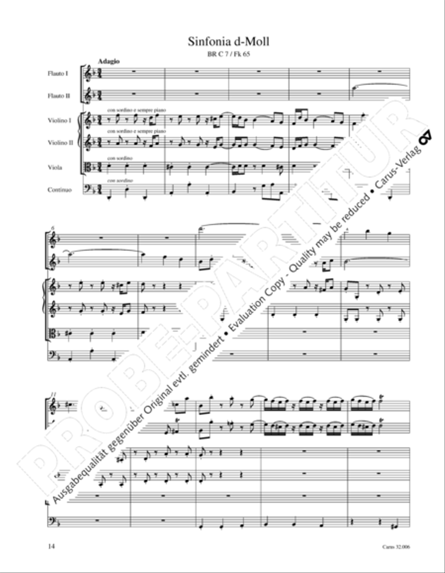 Gesamtausgabe Band 6 (Orchestermusik III: Sinfonien) Orchestra scores gallery preview page 31