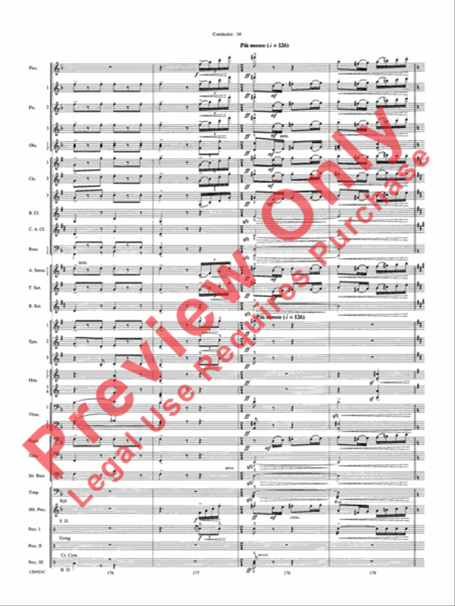 The Wizard of Oz Concert Band scores gallery preview page 37