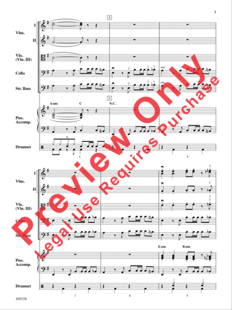 Cake by the Ocean Cake by the Ocean String Orchestra scores gallery preview page 3