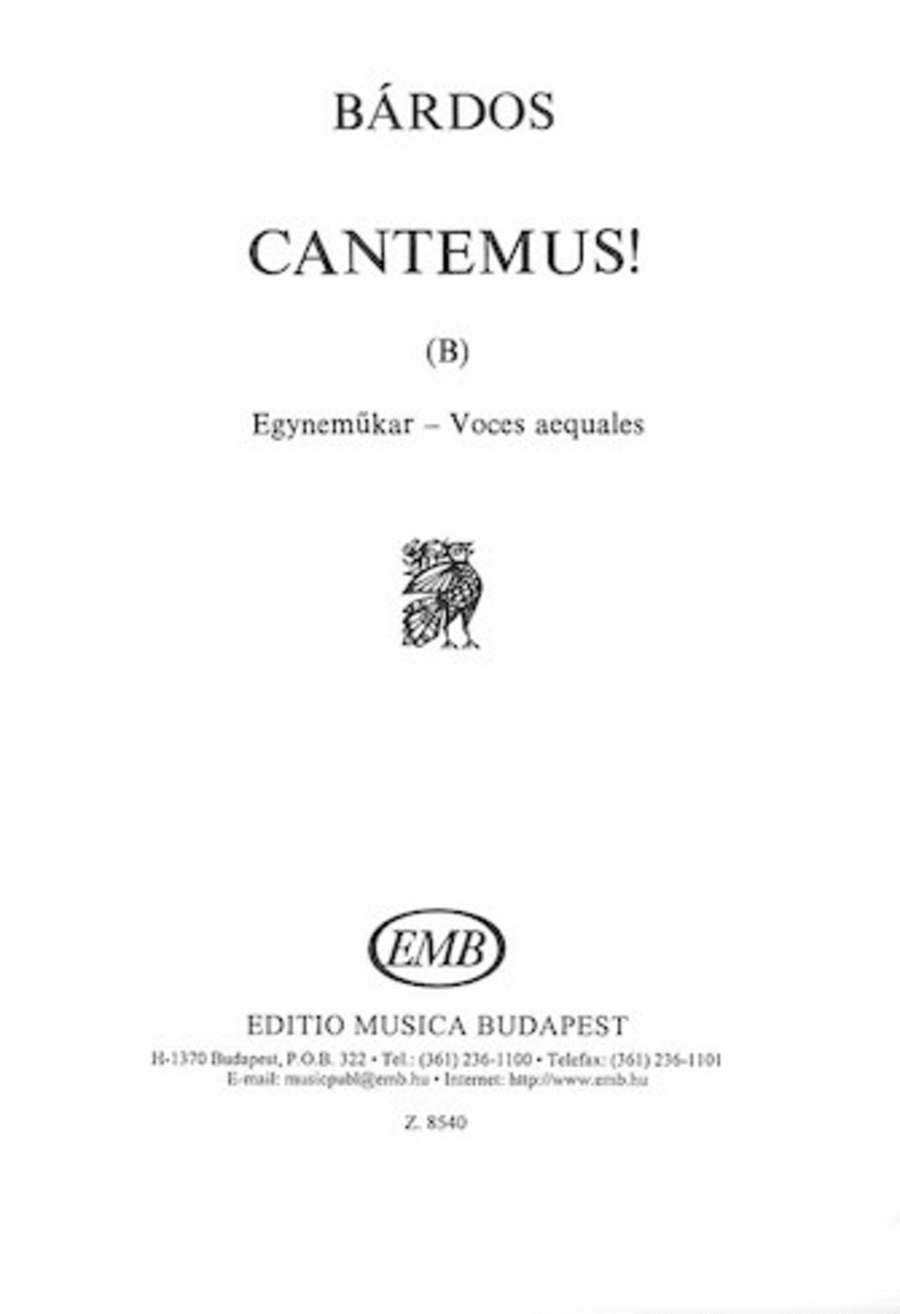 Cantemus (B) (to words by the composer) Voice scores gallery preview page 1