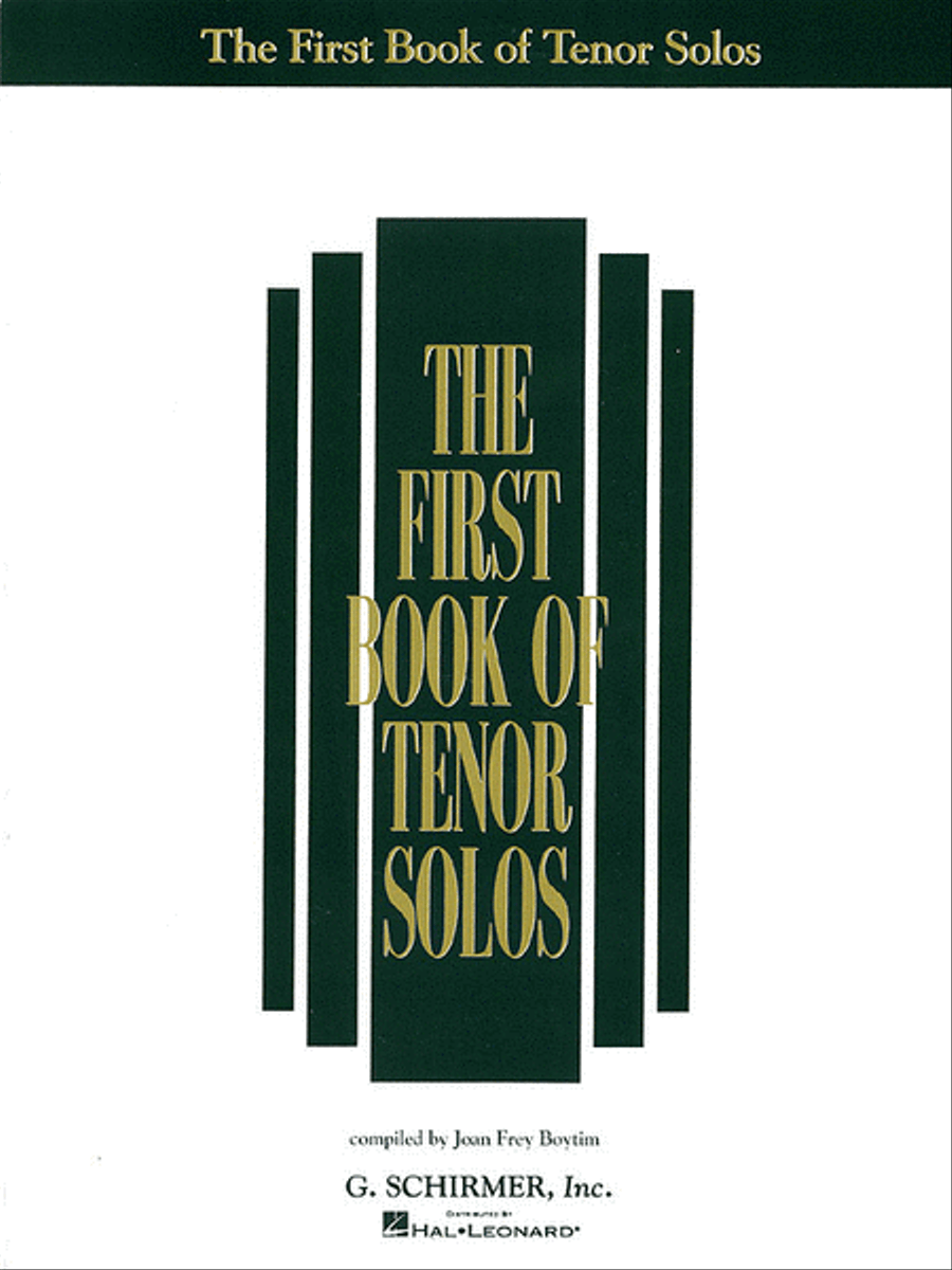 The First Book of Tenor Solos Tenor Voice scores gallery preview page 1