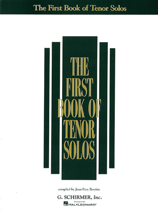 Book cover for The First Book of Tenor Solos
