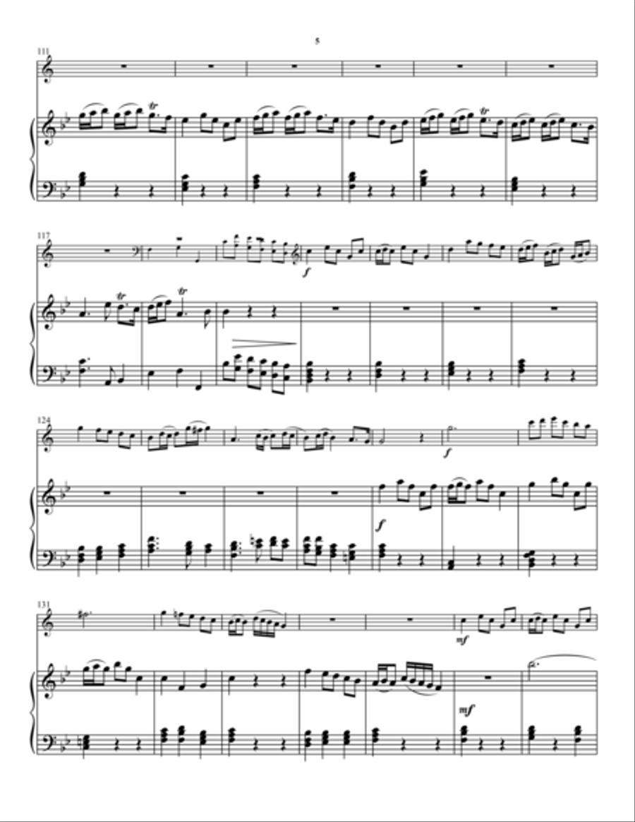 Tornami A Vagheggier (Aria) Trumpet Solo scores gallery preview page 5