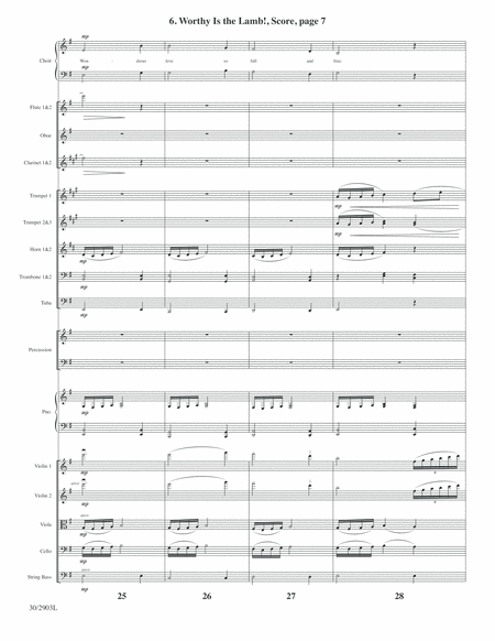 Wondrous Love - Full Orchestra Score