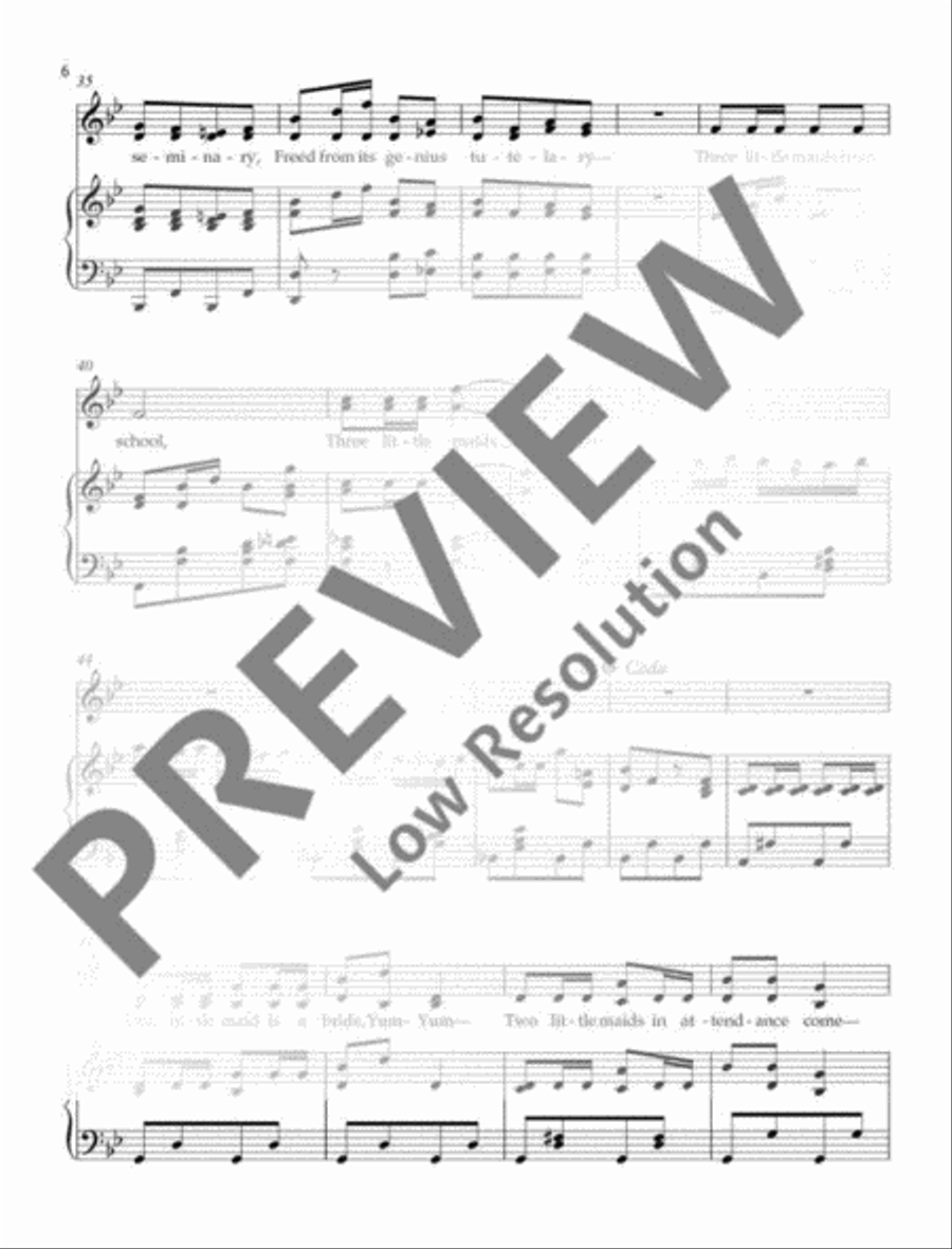 Best of Gilbert and Sullivan Voice scores gallery preview page 7