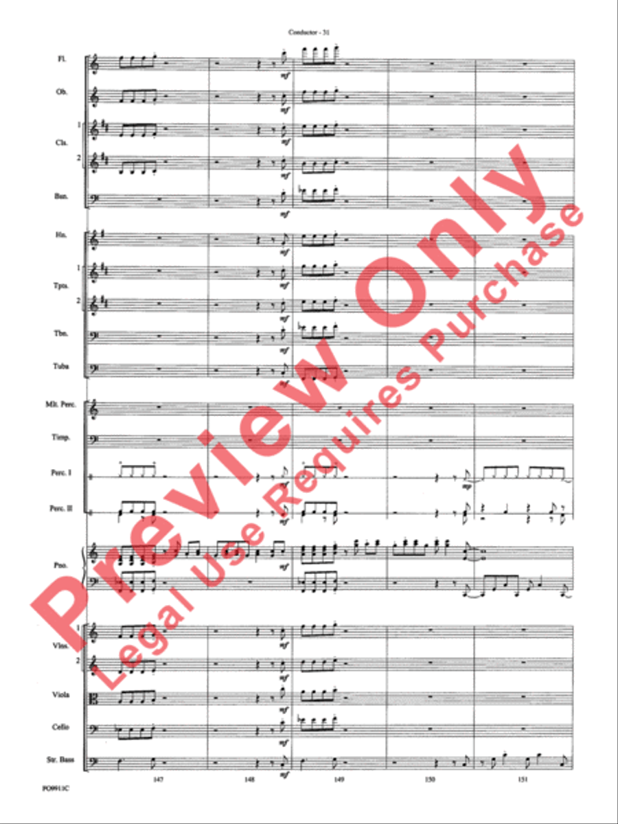 A Charlie Brown Christmas Full Orchestra scores gallery preview page 34