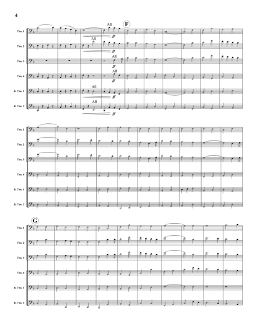 March from Military Suite in F Large Ensemble scores gallery preview page 4