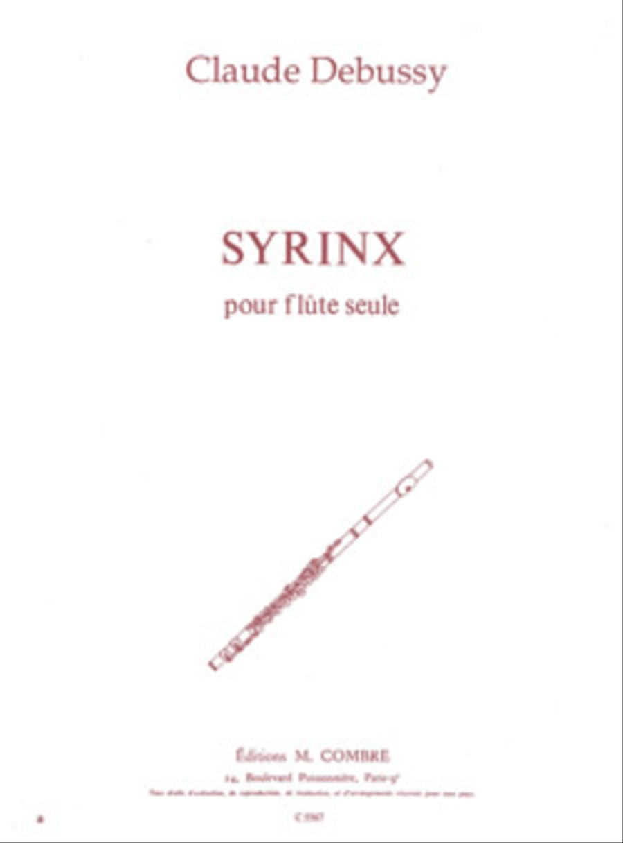Syrinx Syrinx Flute Solo scores gallery preview page 1