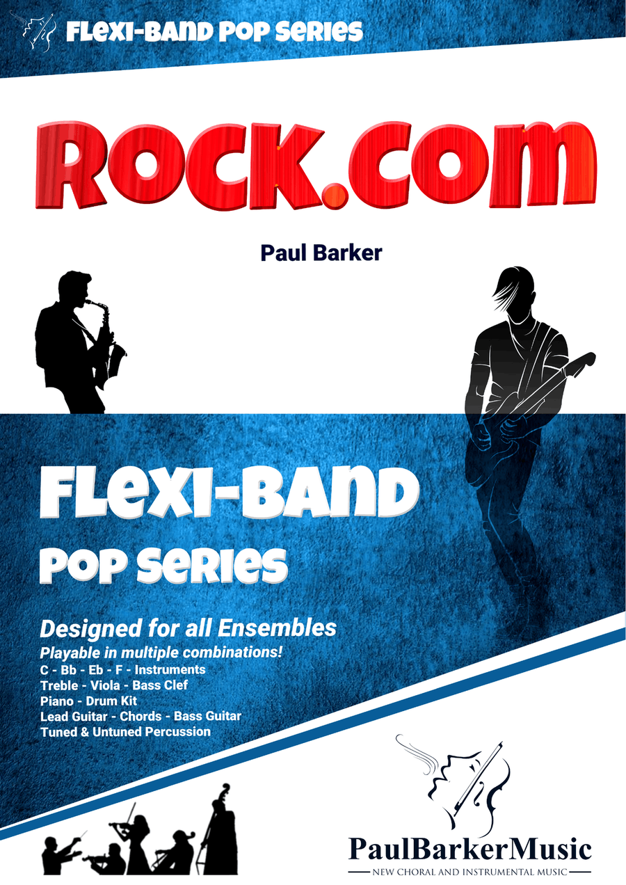 Rock.Com (Flexible Instrumentation) Concert Band scores gallery preview page 1