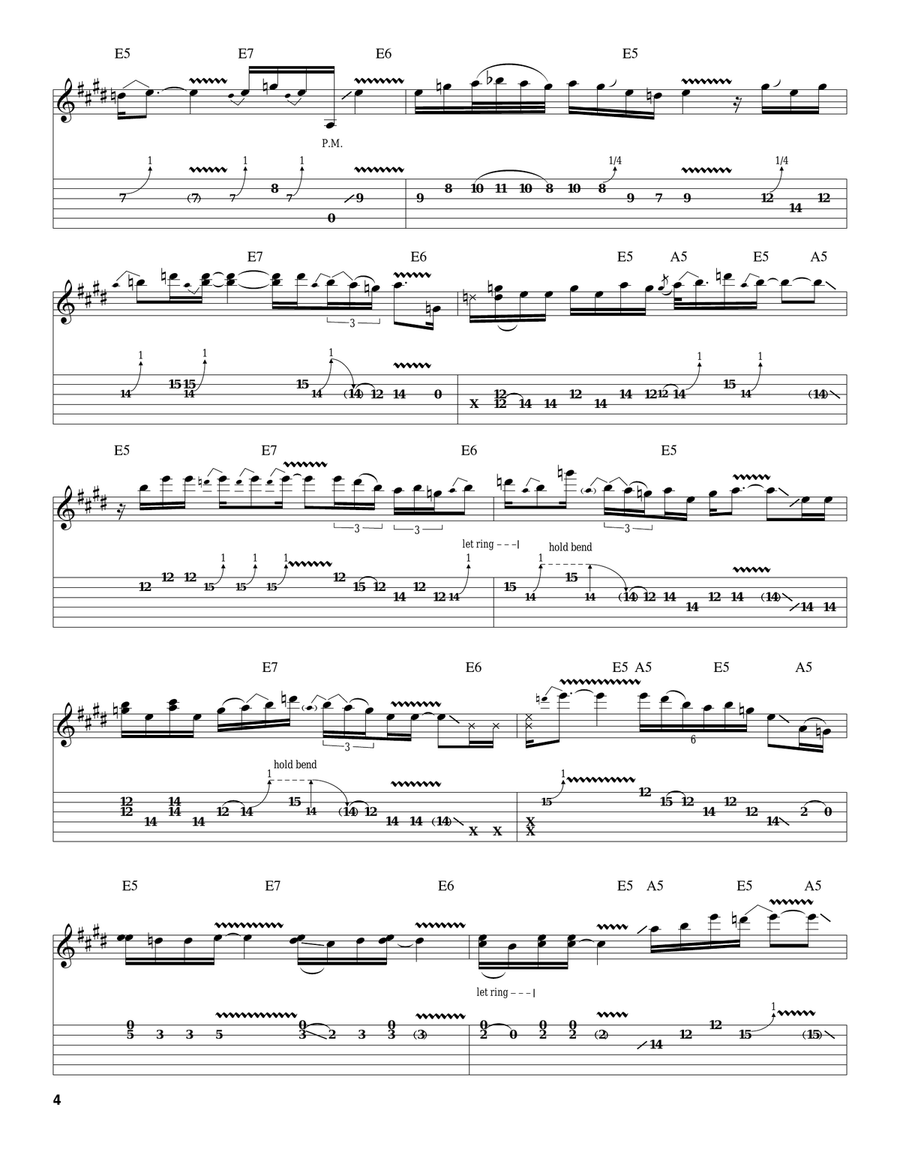 Back In Black Acoustic Guitar scores gallery preview page 4