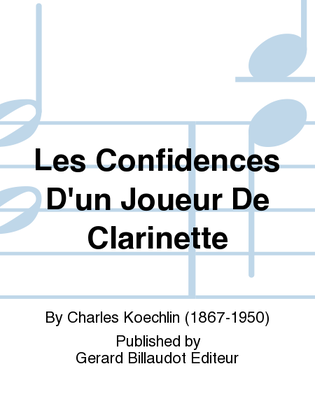 Book cover for Les Confidences D'Un Joueur De Clarinette