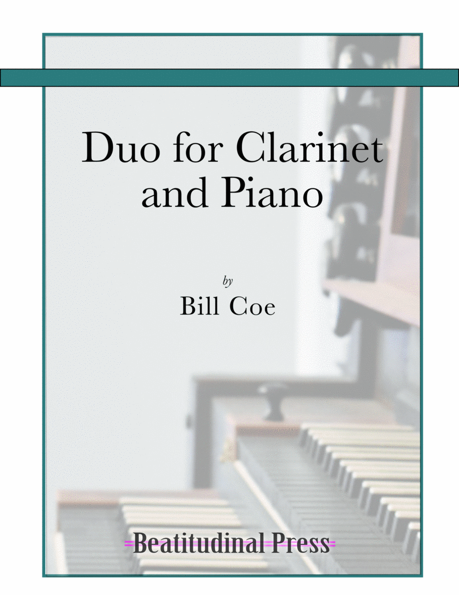 Duo for Clarinet and Piano Woodwind Duet scores gallery preview page 1