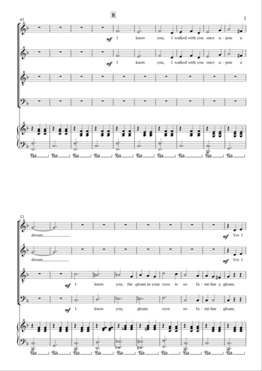 Once Upon A Dream Once Upon A Dream 4-Part scores gallery preview page 3