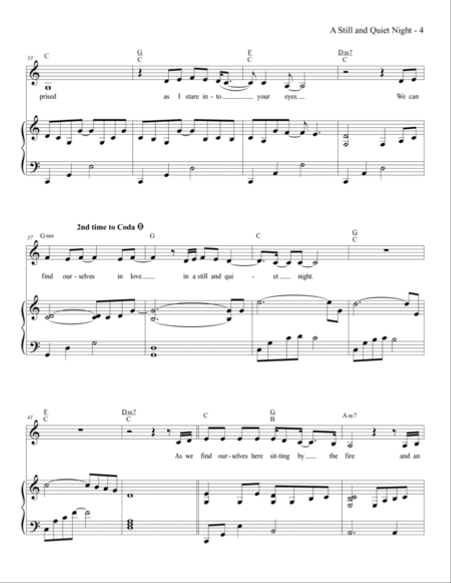 A Still and Quiet Night A Still and Quiet Night Alto Voice scores gallery preview page 4