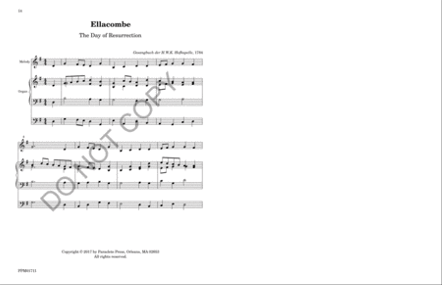 Twenty-five Organ Accompniments for Unison Hymn Singing Unison Choir scores gallery preview page 17